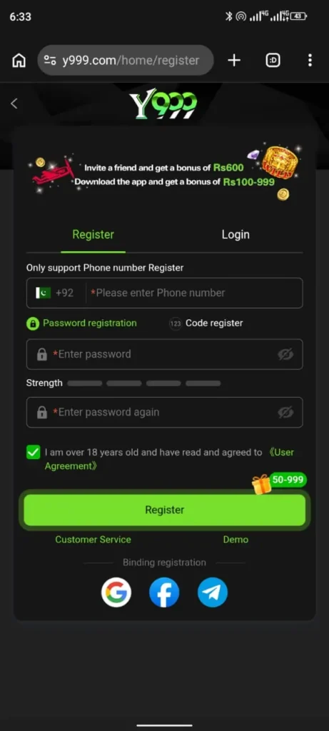 Y999 Online Game APK